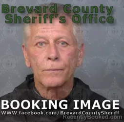 Mugshot of Carl Charles Cataldo booked in Brevard County, Florida on August 19, 2026