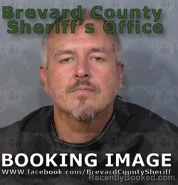 Mugshot of Avel Agustin Gallegos booked in Brevard County, Florida on August 19, 2026