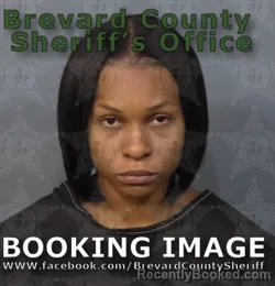 Mugshot of Djanyel Miranda Britton booked in Brevard County, Florida on August 20, 2026