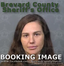Mugshot of Erin Alanna Ohara booked in Brevard County, Florida on August 20, 2026