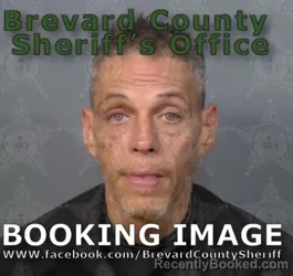 Mugshot of Jason Michael Collins booked in Brevard County, Florida on August 20, 2026
