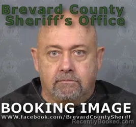 Mugshot of Joseph Francis Concannon booked in Brevard County, Florida on August 20, 2026