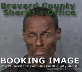 Mugshot of Tico Latoy Pridgen booked in Brevard County, Florida on August 20, 2026