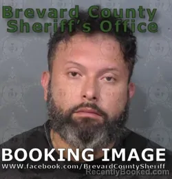 Mugshot of Jorge A Pimiento booked in Brevard County, Florida on August 21, 2026