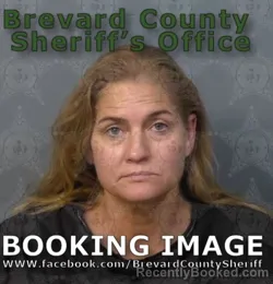 Mugshot of Lori Ann Schwartz booked in Brevard County, Florida on August 21, 2026