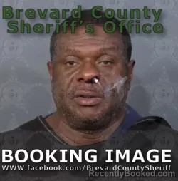 Mugshot of Charles Edward Davis booked in Brevard County, Florida on August 21, 2026