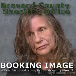 Mugshot of Carman Kay Hobday booked in Brevard County, Florida on August 21, 2026