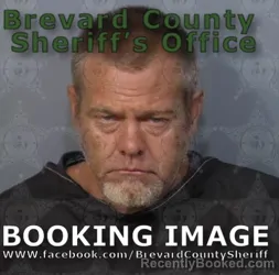 Mugshot of Kevin Lee Jennings booked in Brevard County, Florida on August 21, 2026