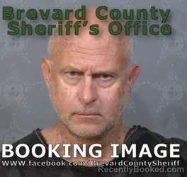 Mugshot of Charles William Bolash booked in Brevard County, Florida on August 21, 2026