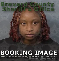 Mugshot of Jontavia Dena Cannon booked in Brevard County, Florida on August 21, 2026