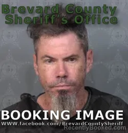 Mugshot of Mark Russell Soini booked in Brevard County, Florida on August 22, 2026