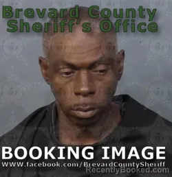 Mugshot of Calvin Lydell Thomas booked in Brevard County, Florida on August 22, 2026
