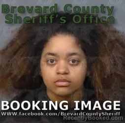 Mugshot of Katrina Alexandrea Webb booked in Brevard County, Florida on August 22, 2026