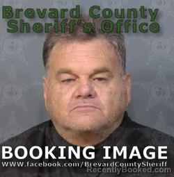 Mugshot of Brian Keith Carpenter booked in Brevard County, Florida on August 22, 2026