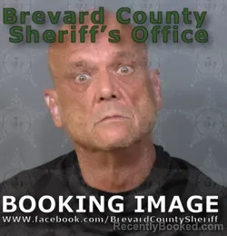 Mugshot of Daniel Alan Kenney booked in Brevard County, Florida on August 22, 2026