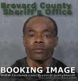Mugshot of Ricardo Dayshawn Bryan booked in Brevard County, Florida on August 22, 2026
