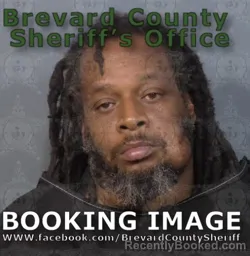 Mugshot of Leterrian Brown booked in Brevard County, Florida on August 23, 2026