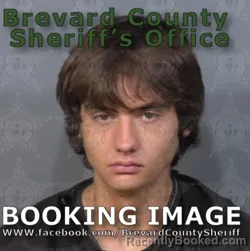 Mugshot of Joshua Anthony Ciappetta booked in Brevard County, Florida on August 23, 2026