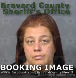 Mugshot of Krystin Ann Pape booked in Brevard County, Florida on August 23, 2026