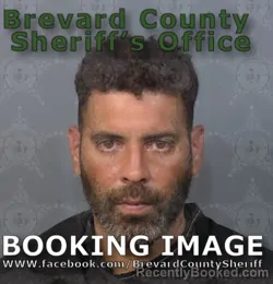 Mugshot of Nestor Luis Rosado Soto booked in Brevard County, Florida on August 23, 2026