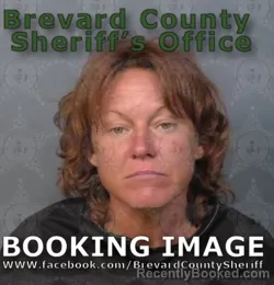 Mugshot of Christine Marie Reynolds booked in Brevard County, Florida on August 23, 2026