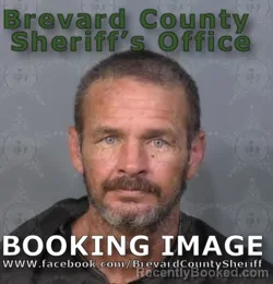 Mugshot of Christopher Joseph Perry booked in Brevard County, Florida on August 23, 2026