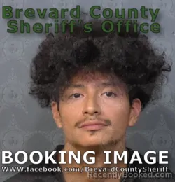 Mugshot of Pete Renteria booked in Brevard County, Florida on August 23, 2026