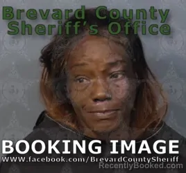 Mugshot of Sonya Denise Peterson booked in Brevard County, Florida on August 23, 2026