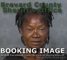 Mugshot of Estalla Stephanie Musgrove booked in Brevard County, Florida on August 23, 2026