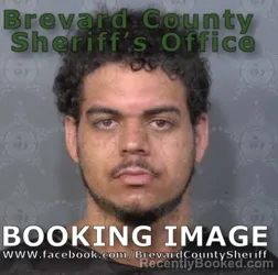 Mugshot of Justin Gillespie booked in Brevard County, Florida on August 24, 2026