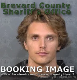 Mugshot of Blake Allen Lother booked in Brevard County, Florida on August 24, 2026