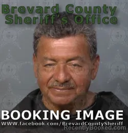 Mugshot of Wilfredo M Corado booked in Brevard County, Florida on August 24, 2026