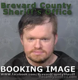 Mugshot of Matthew Charles Czimber booked in Brevard County, Florida on August 24, 2026