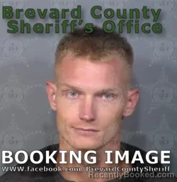 Mugshot of Justin Michael Meister booked in Brevard County, Florida on August 24, 2026
