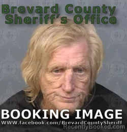 Mugshot of James Gregory Hoag booked in Brevard County, Florida on August 24, 2026