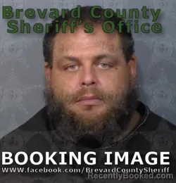 Mugshot of Bradford Clifford Courson booked in Brevard County, Florida on August 24, 2026