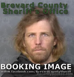 Mugshot of Travis Dean Taylor booked in Brevard County, Florida on August 24, 2026
