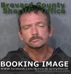 Mugshot of John David Bandell booked in Brevard County, Florida on August 24, 2026