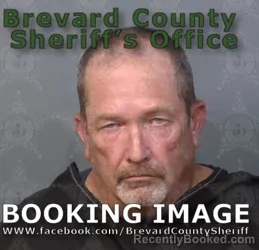 Mugshot of David Allen Harrell booked in Brevard County, Florida on August 25, 2026