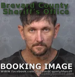 Mugshot of Roderick Joe Mitchell booked in Brevard County, Florida on August 25, 2026