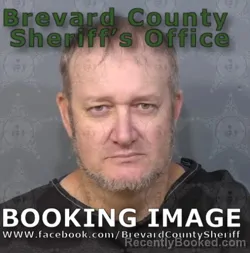 Mugshot of Christopher James Neumann booked in Brevard County, Florida on August 25, 2026