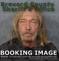 Mugshot of Bradley Kevin Moore booked in Brevard County, Florida on August 25, 2026