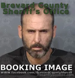 Mugshot of Christopher Michael Hope booked in Brevard County, Florida on August 25, 2026