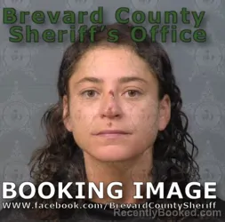 Mugshot of Amber Lee Williams booked in Brevard County, Florida on August 25, 2026