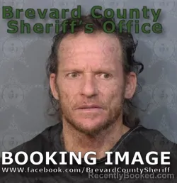 Mugshot of Eric Wayne Tart booked in Brevard County, Florida on August 25, 2026