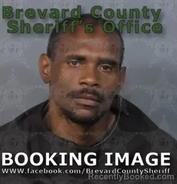 Mugshot of Desmond Jamar Hutchings booked in Brevard County, Florida on August 25, 2026