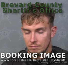 Mugshot of Damian Dobrowolski booked in Brevard County, Florida on August 25, 2026