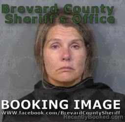 Mugshot of Kelly Kristen Mayfield booked in Brevard County, Florida on August 26, 2026