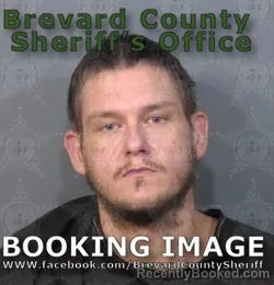 Mugshot of Morrel Blaine Shingleton booked in Brevard County, Florida on August 26, 2026