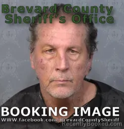 Mugshot of Steven Elwood Hinchee booked in Brevard County, Florida on August 26, 2026